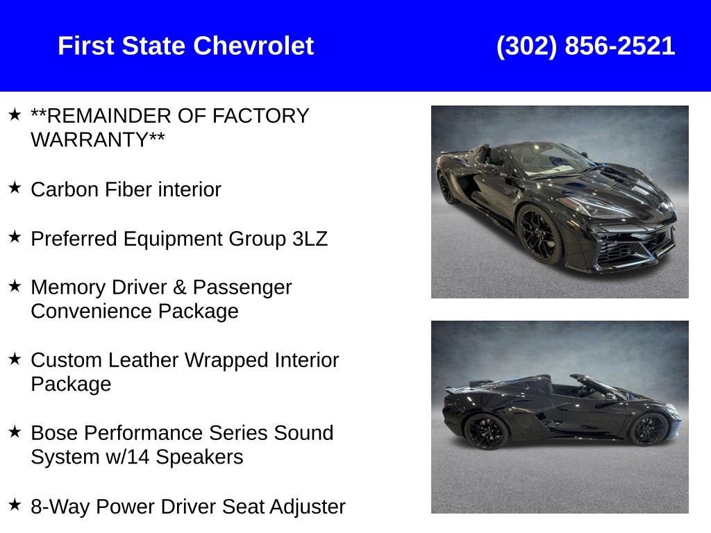 2025 Chevrolet Corvette Z06 3LZ