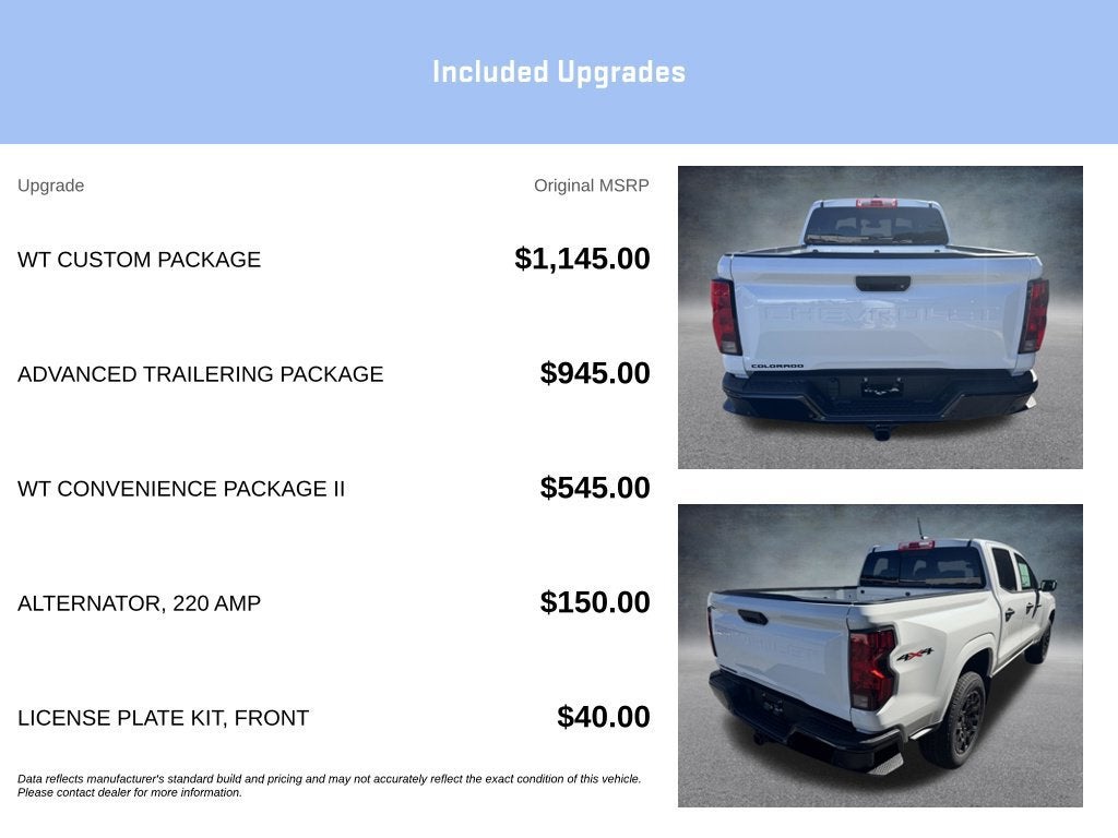 2026 Chevrolet Colorado WT