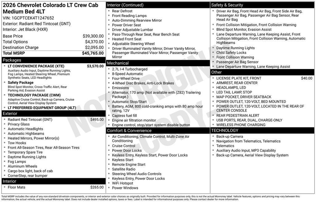 2026 Chevrolet Colorado LT