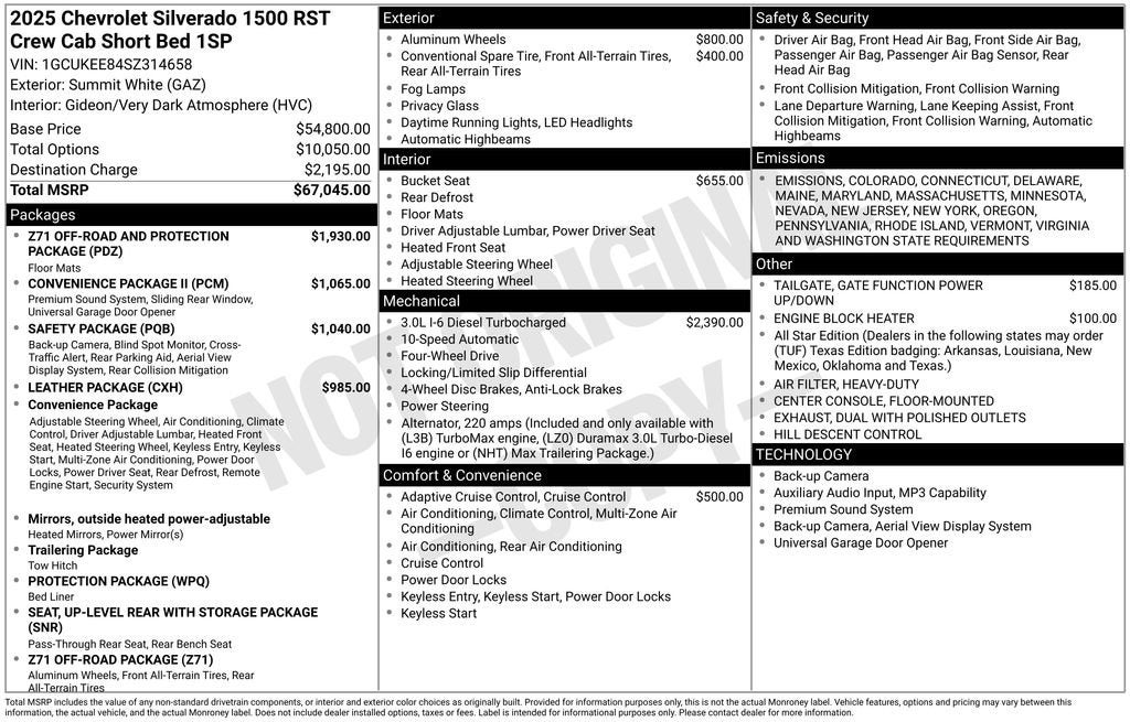 2025 Chevrolet Silverado 1500 RST