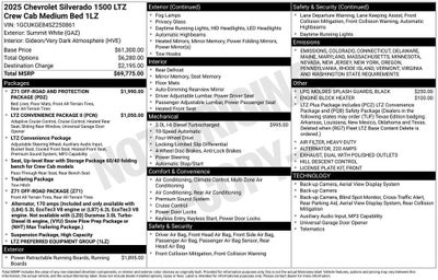 2025 Chevrolet Silverado 1500 LTZ