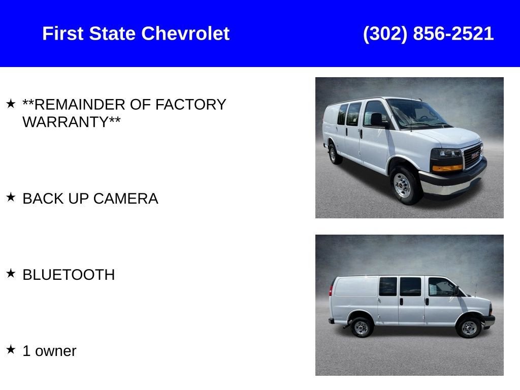 2024 GMC Savana Cargo 2500 Work Van