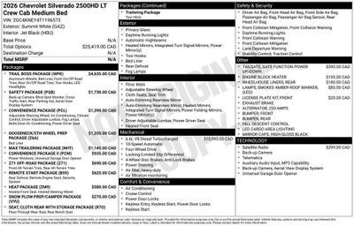 2026 Chevrolet Silverado 2500 HD LT