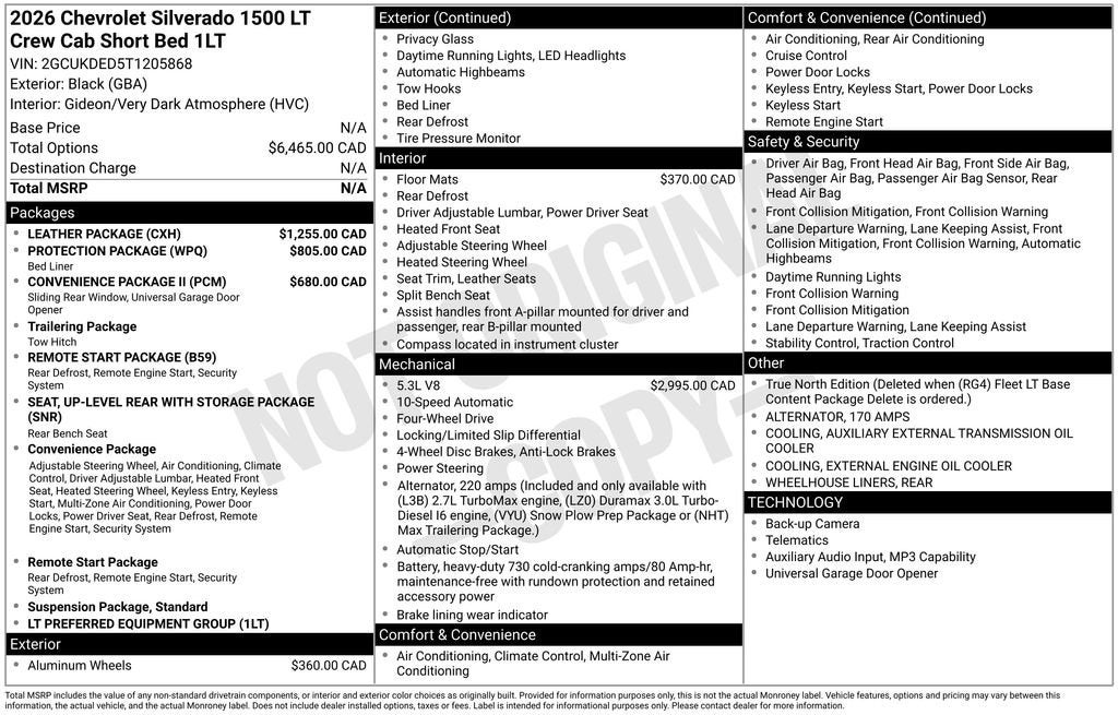 2026 Chevrolet Silverado 1500 LT