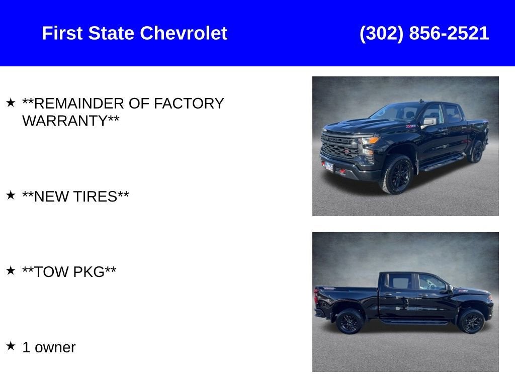 2024 Chevrolet Silverado 1500 Custom Trail Boss