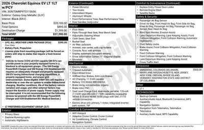 2026 Chevrolet Equinox EV LT