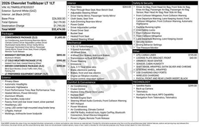 2026 Chevrolet Trailblazer LT